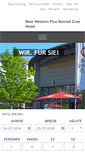 Mobile Screenshot of konrad-zuse-hotel.de
